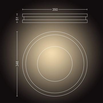 Philips - LED Aptumšojama lampa Hue BEING LED/27W/230V + tālvadības pults