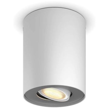 Philips - LED Aptumšojams starmetis Hue PILLAR 1xGU10/5W/230V + tālvadības pults