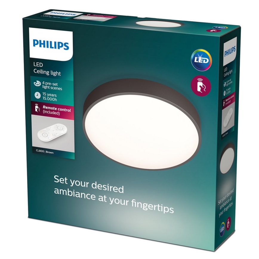 Philips - LED Aptumšojama griestu lampa 1xLED/28W/230V + tālvadības pults