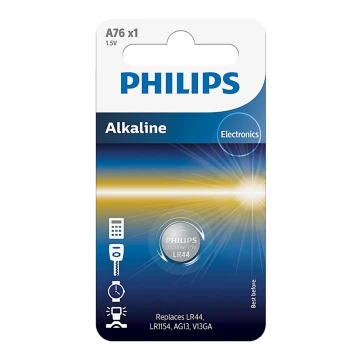 Philips A76/01B - Alkaline pogas tipa baterija MINICELLS 1,5V 155mAh