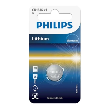 Philips CR1616/00B - Litija pogas tipa baterija CR1616 MINICELLS 3V 52mAh