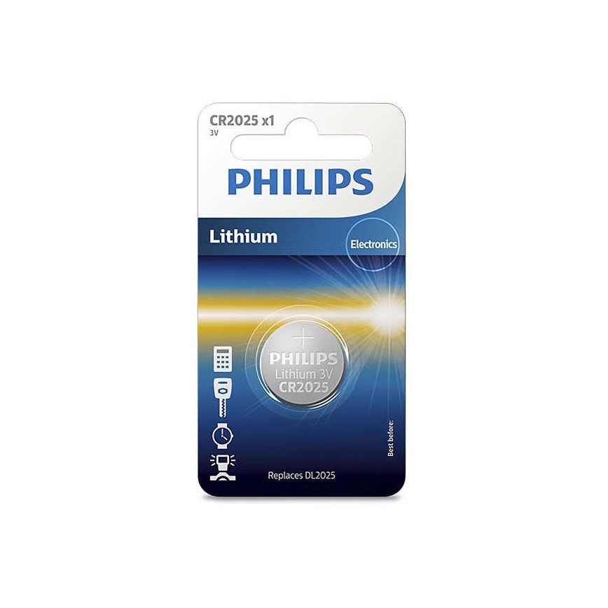 Philips CR2025/01B - Litija baterija CR2025 MINICELLS 3V 165mAh