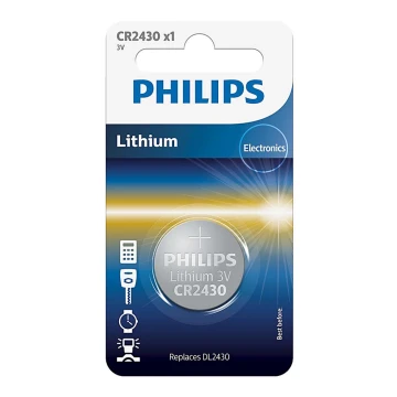 Philips CR2430/00B - Litija pogas tipa baterija CR2430 MINICELLS 3V 300mAh