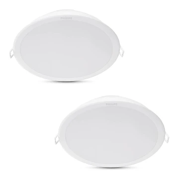 Philips - KOMPLEKTS 2x LED Iegremdējama lampa MESON LED/23,5W/230V 4000K