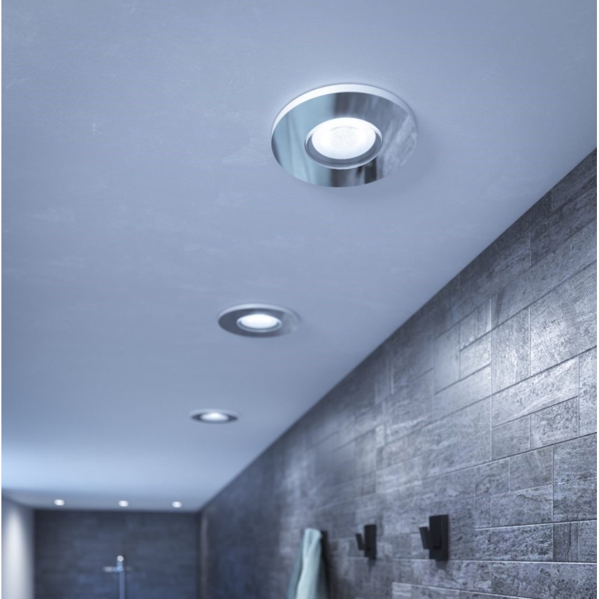 Philips - KOMPLEKTS 3x LED Aptumšojama iegremdējama vannas istabas lampa Hue ADORE BATHROOM 1xGU10/4,2W/230V 2200-6500K IP44