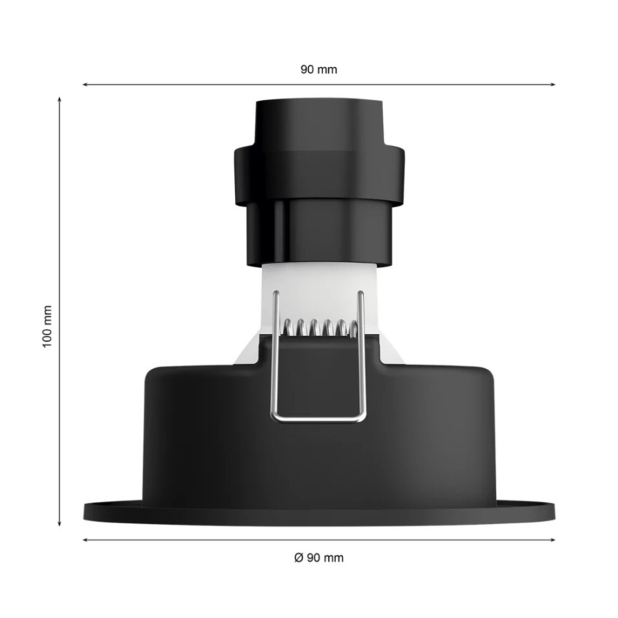 Philips - KOMPLEKTS 3x LED Aptumšojama iegremdējama lampa Hue MILLISKIN 1xGU10/4,2W/230 2200-6500K