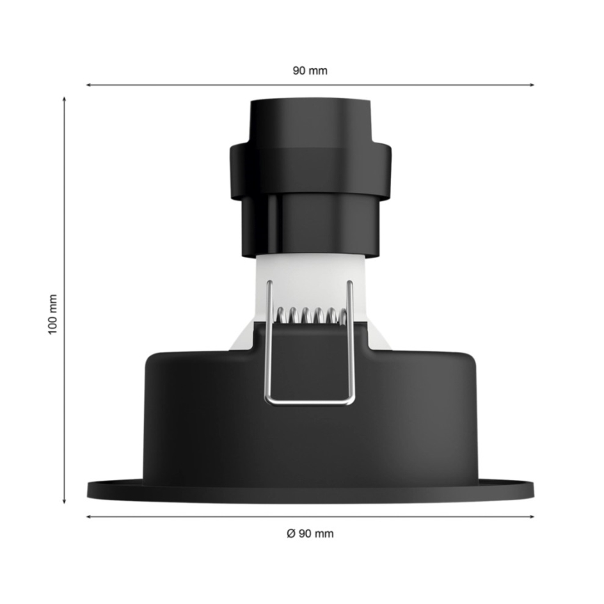 Philips - KOMPLEKTS 3x LED Aptumšojama iegremdējama lampa Hue MILLISKIN 1xGU10/4,2W/230 2200-6500K