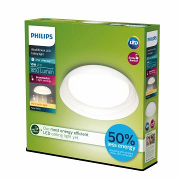 Philips - LED Aptumšojama griestu lampa FLETA LED/10W/230V 2700K balta