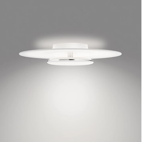 Philips- LED Aptumšojama griestu lampa SCENE SWITCH LED/40W/230V 4000K sudraba