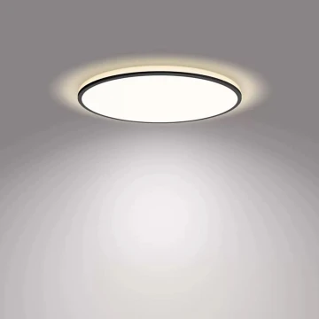 Philips - LED Aptumšojama griestu lampa SCENE SWITCH LED/22W/230V d. 40 cm 4000K melna