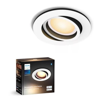 Philips - LED Aptumšojama iegremdējama lampa Hue MILLISKIN 1xGU10/4,2W/230V 2200-6500K balta