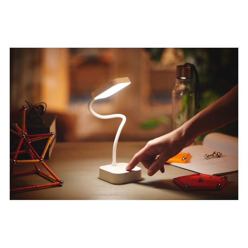 Philips - LED Aptumšojama skārienvadāma galda lampa ROCK LED/5W/5V 1800mAh