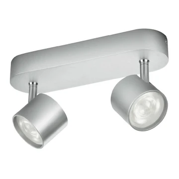 Philips - LED Aptumšojams starmetis 2xLED/4,5W/230V