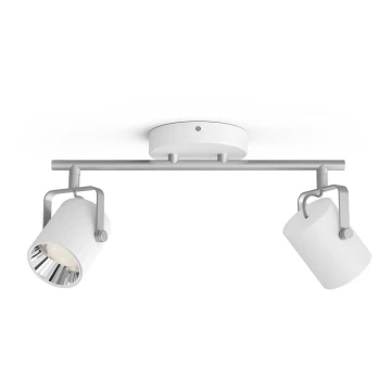 Philips - LED Aptumšojams starmetis 2xLED/4.5W/230V