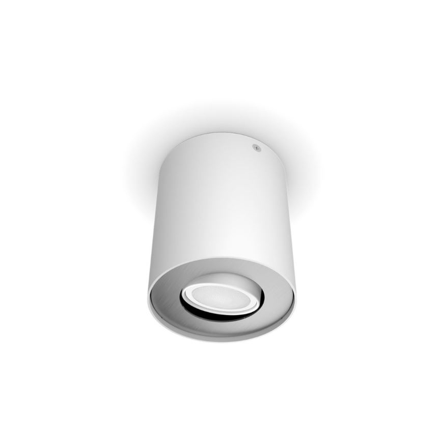 Philips - LED Aptumšojams starmetis Hue PILLAR 1xGU10/4,2W/230V 2200-6500K balta