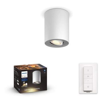 Philips - LED Aptumšojams starmetis Hue PILLAR 1xGU10/5W/230V + tālvadības pults