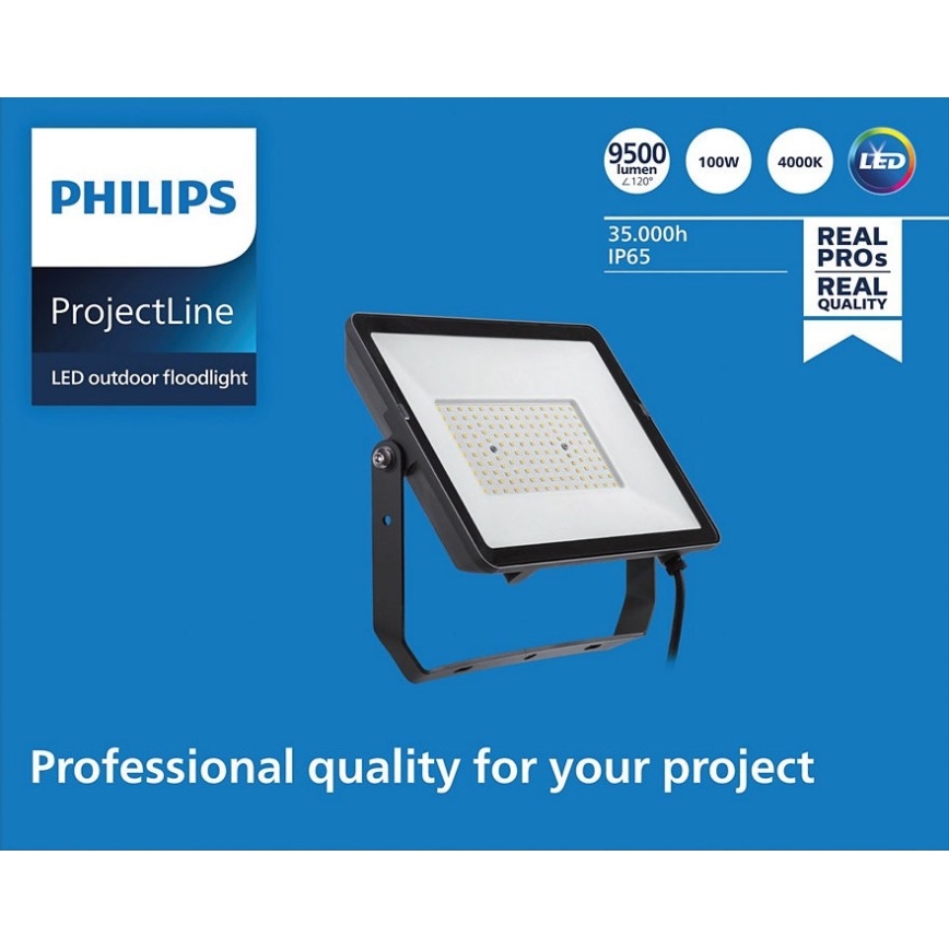 Philips - LED Āra prožektors PROJECTLINE LED/100W/230V IP65 4000K