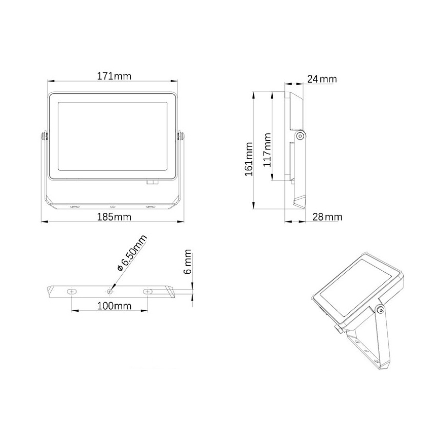 Philips - LED Āra prožektors PROJECTLINE LED/30W/230V IP65 3000K