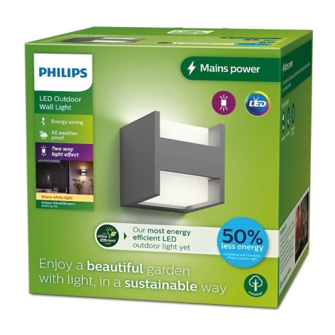 Philips - LED Āra sienas lampa ARBOUR LED/3,8W/230V IP44