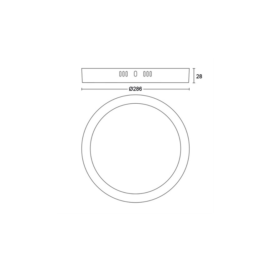 Philips - LED Griestu gaismeklis LED/20W/230V 2700K melns