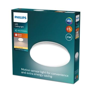 Philips - LED Griestu lampa ar sensoru ACUNA LED/21W/230V 2700K