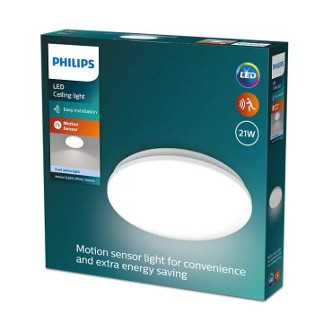 Philips - LED Griestu lampa ar sensoru ACUNA LED/21W/230V 4000K