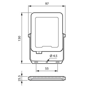 Philips - LED Prožektors LED/20W/230V 3000K IP65