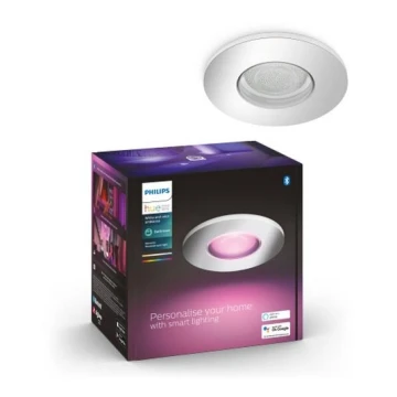 Philips - LED RGB Aptumšojams vannas istabas gaismeklis Hue XAMENTO 1xGU10/5,7W/230V IP44 2000-6500K