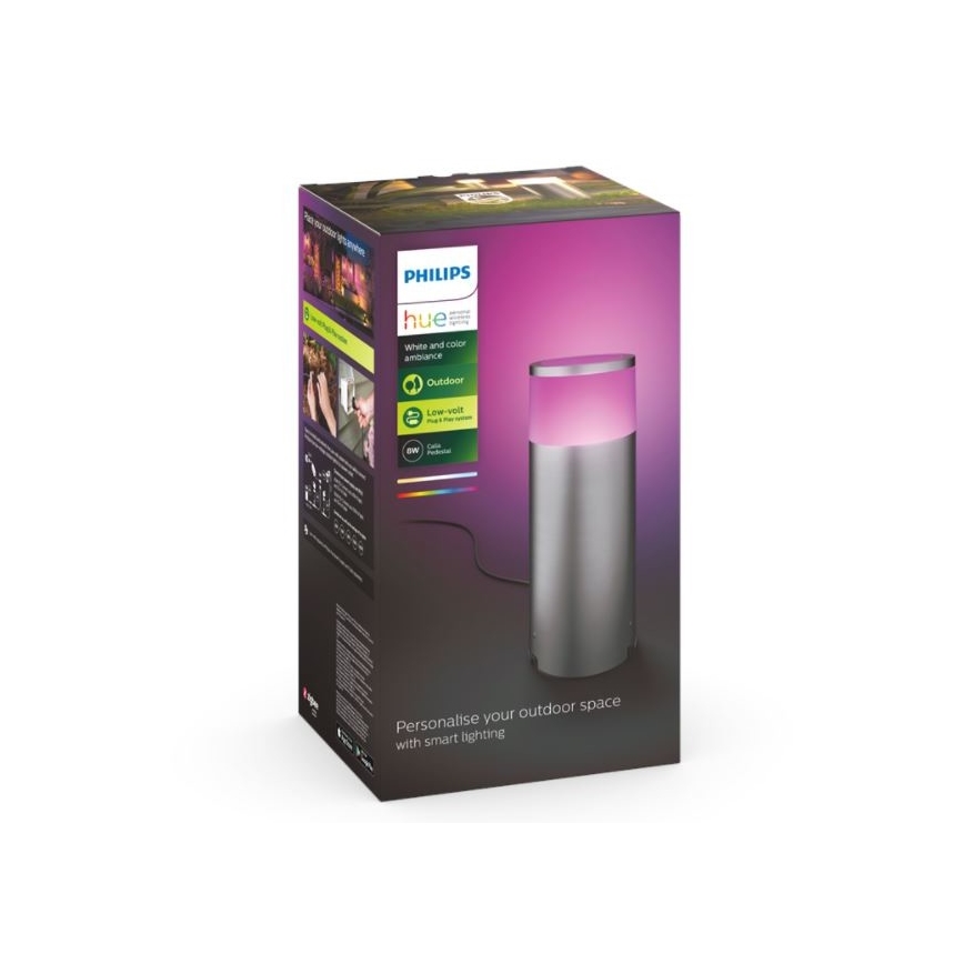 Philips - LED RGBW Aptumšojama āra lampa Hue CALLA LED/8W/230V IP44