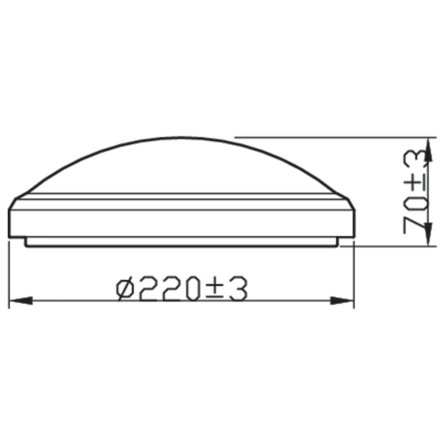 Philips - LED Vannas istabas griestu gaismeklis DORIS LED/6W/230V 2700K IP54