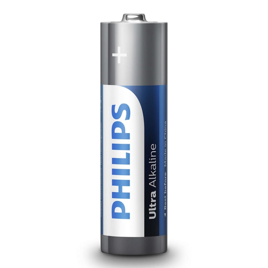 Philips LR6E4B/10 - 4 gab Alkaline baterija AA ULTRA ALKALINE 1,5V 2800mAh