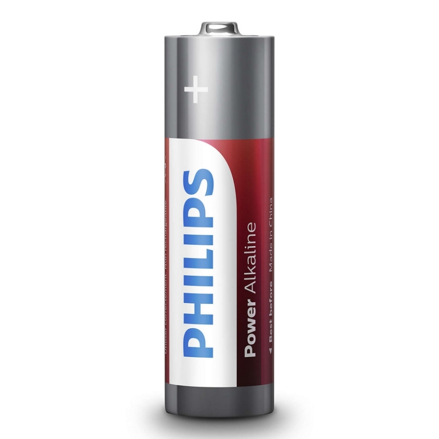 Philips LR6P4B/10 - 4 gab Alkaline baterijas AA POWER ALKALINE 1,5V 2600mAh