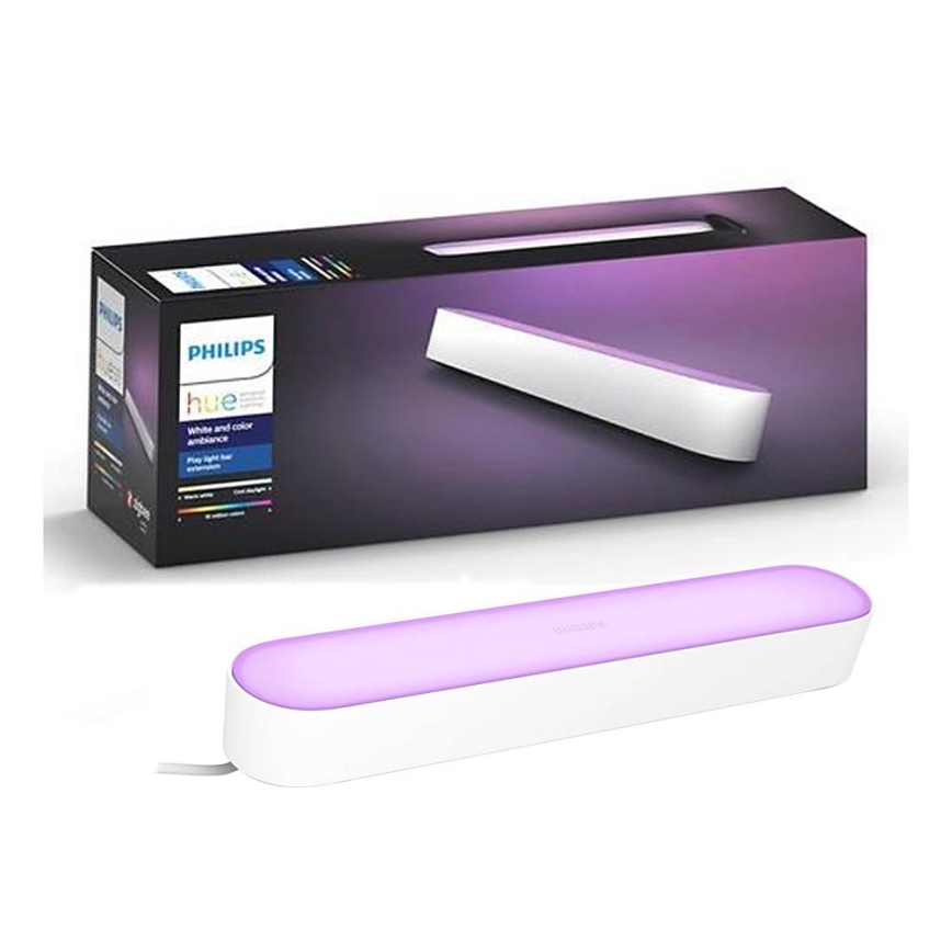 Philips - Pagarinātāja komplekts LED RGB Aptumšojama galda lampa Hue PLAY LED/6W/230V melna