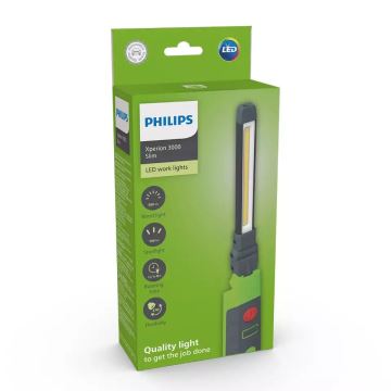 Philips X30SLIMX1 - LED Aptumšojams uzlādējms lukturis XPERION LED/5W/3,7V 500 lm 2500mAh