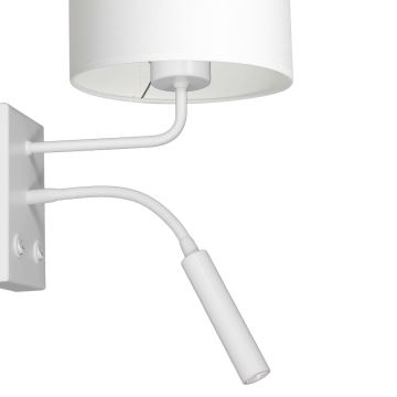 Pielāgojama lampa ARDEN 1xE27/60W+1xG9/8W/230V balta