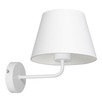 Pielāgojama lampa ARDEN 1xE27/60W/230V balta