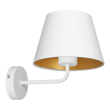 Pielāgojama lampa ARDEN 1xE27/60W/230V balta/zelta