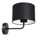 Pielāgojama lampa ARDEN 1xE27/60W/230V melna/balta