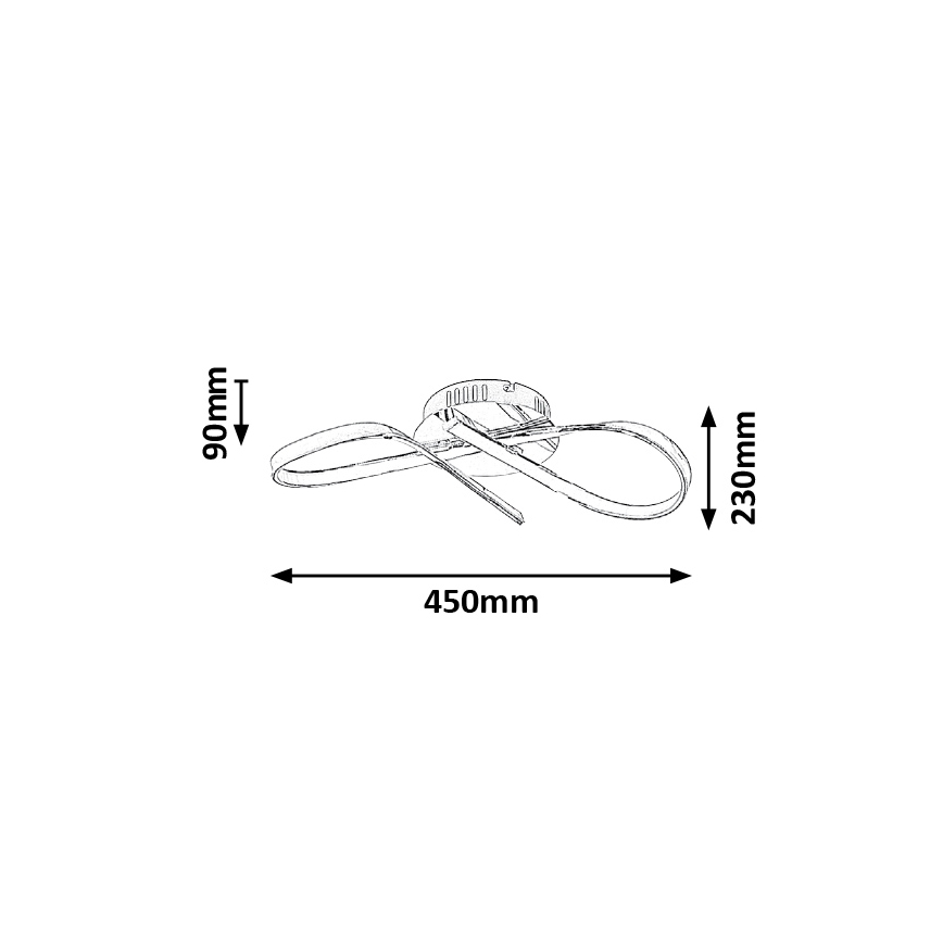 Rabalux - LED griestu gaismeklis LED/20W/230V