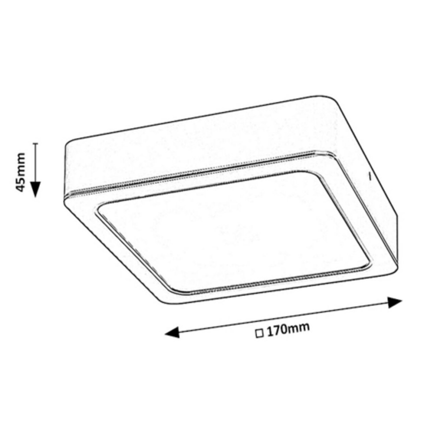 Rabalux - LED Griestu lampa LED/17W/230V 17 cm