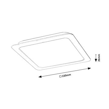 Rabalux - LED Iegremdējama lampa LED/24W/230V 22 cm