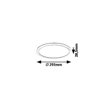 Rabalux 3427 - LED  Aptumšojams griestu gaismeklis PAVEL LED/18W/230V