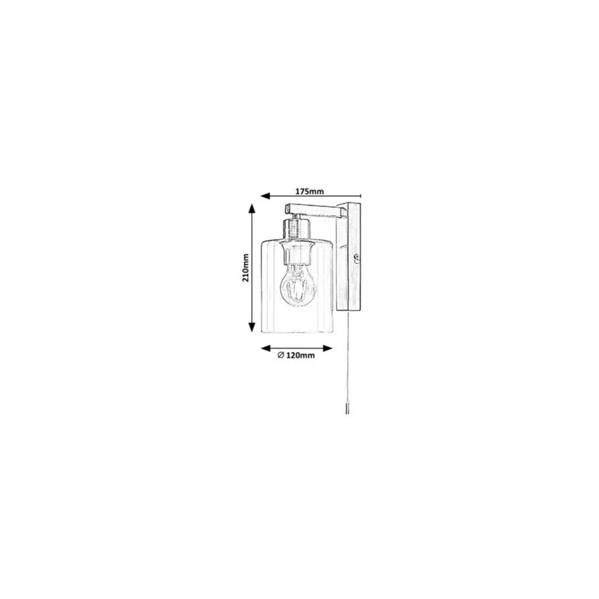 Rabalux - Sienas lampa 1xE27/40W/230V