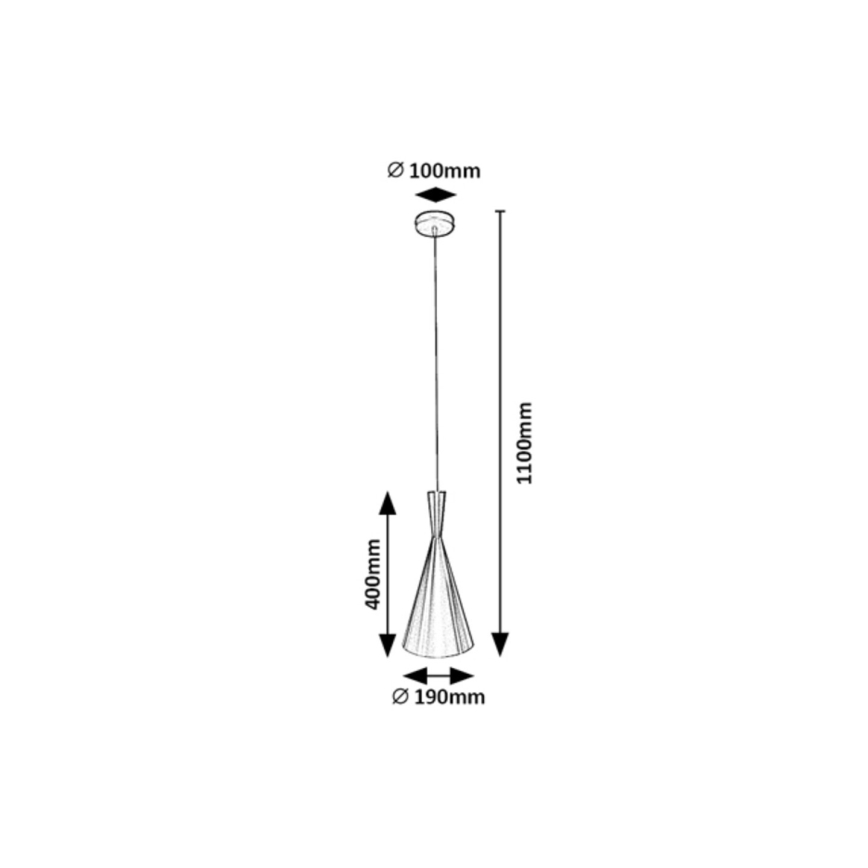 Rabalux - Lustra ar auklu 1xE27/40W/230V