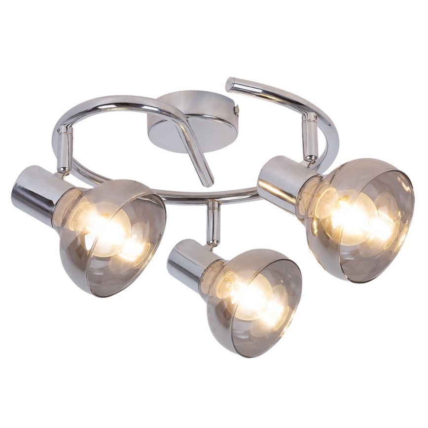 Rabalux 5558 - Lampa HOLLY 3xE14/40W/230V spīdīgi hromēts