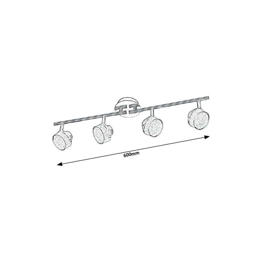 Rabalux - LED griestu lampa 4xLED/5W/230V