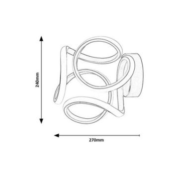 Rabalux - LED Sienas lampa LED/11W/230V 3000K