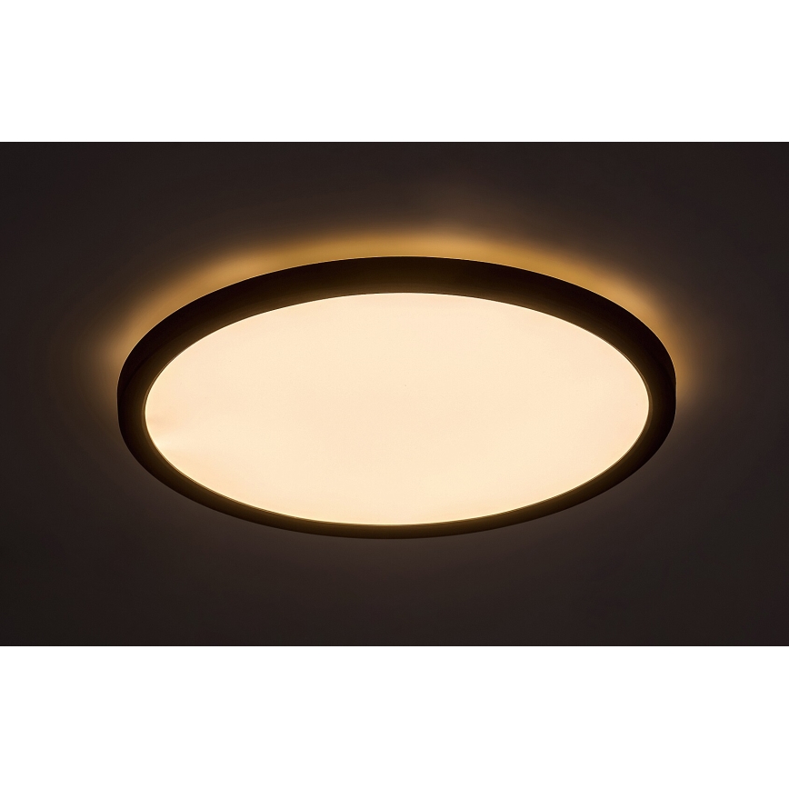 Rabalux - LED Griestu lampa LED/24W/230V 3000/4000/6000K d. 29 cm melna
