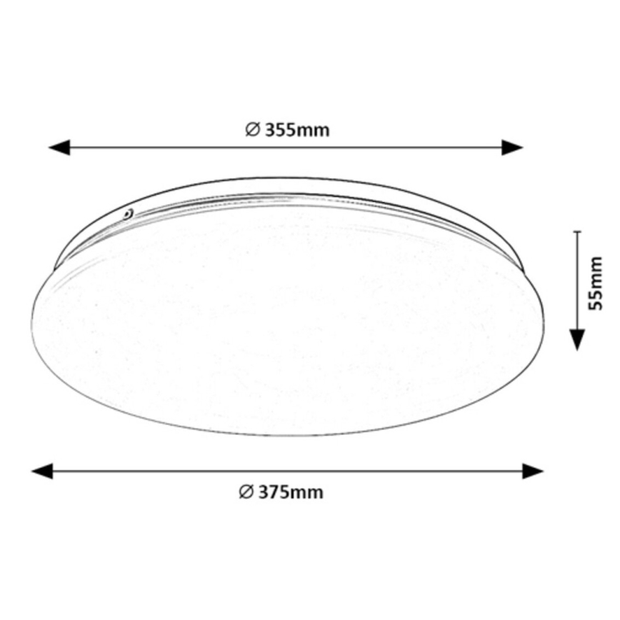 Rabalux - LED Griestu lampa LED/24W/230V 3000K 37 cm