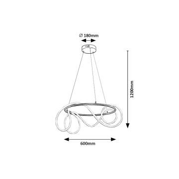 Rabalux - LED Lustra ar auklu LED/54W/230V